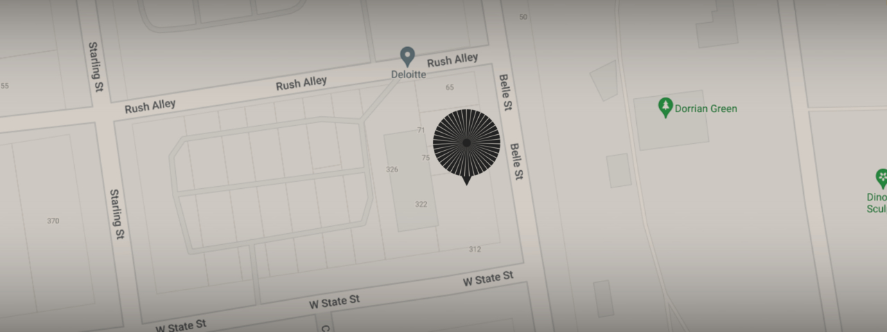 Brass eye Downtown Map