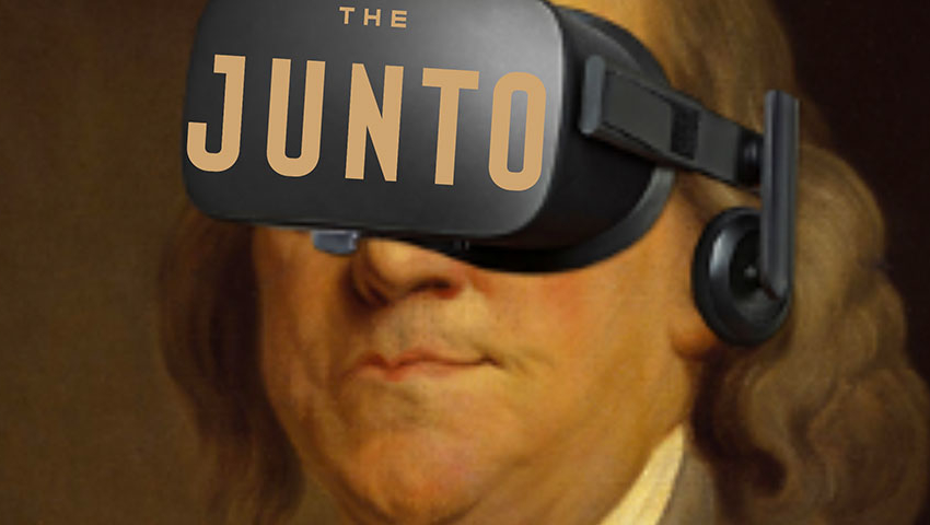 ben franlkin with goggles