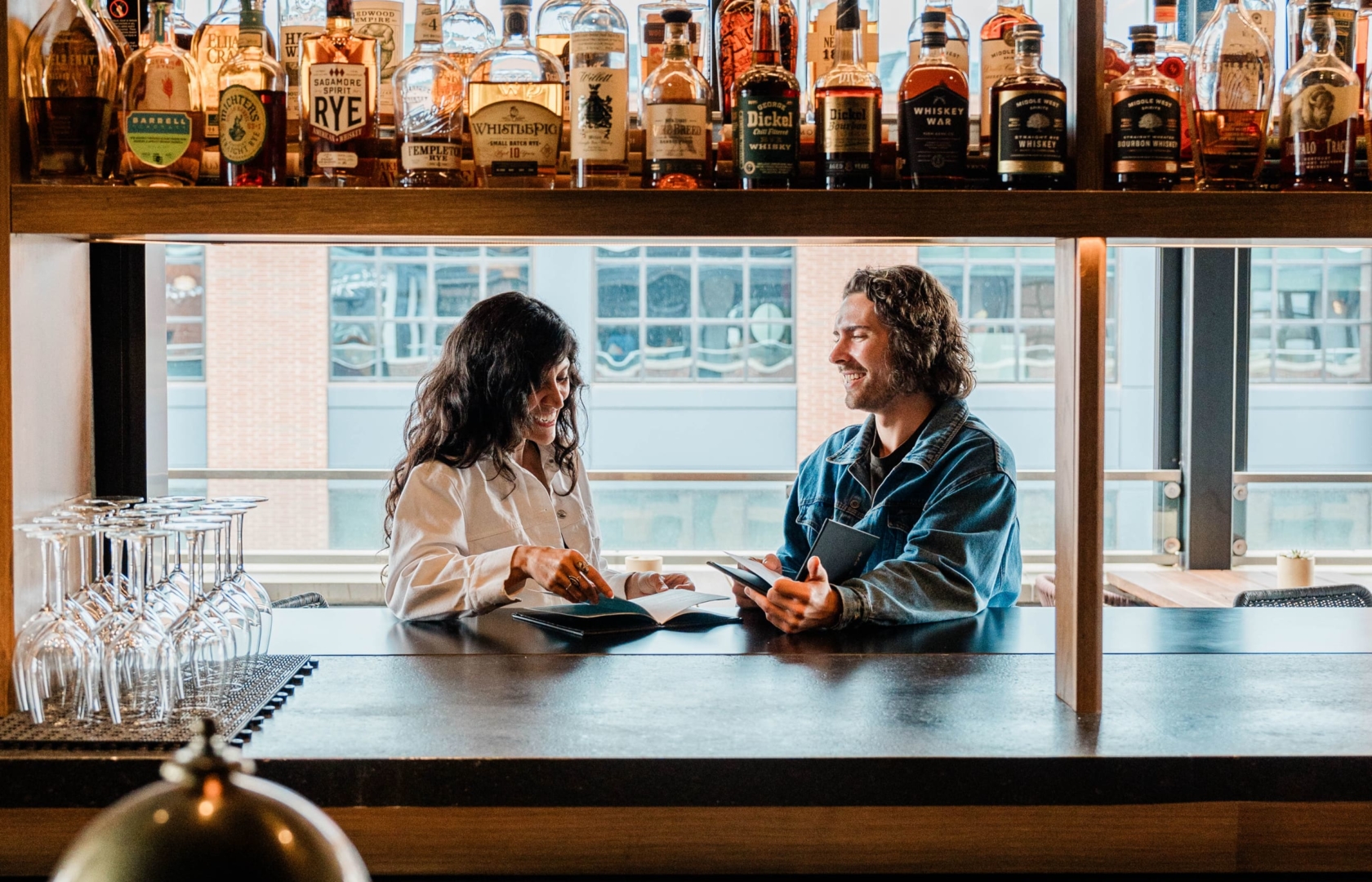 Couple at the Wine Bar