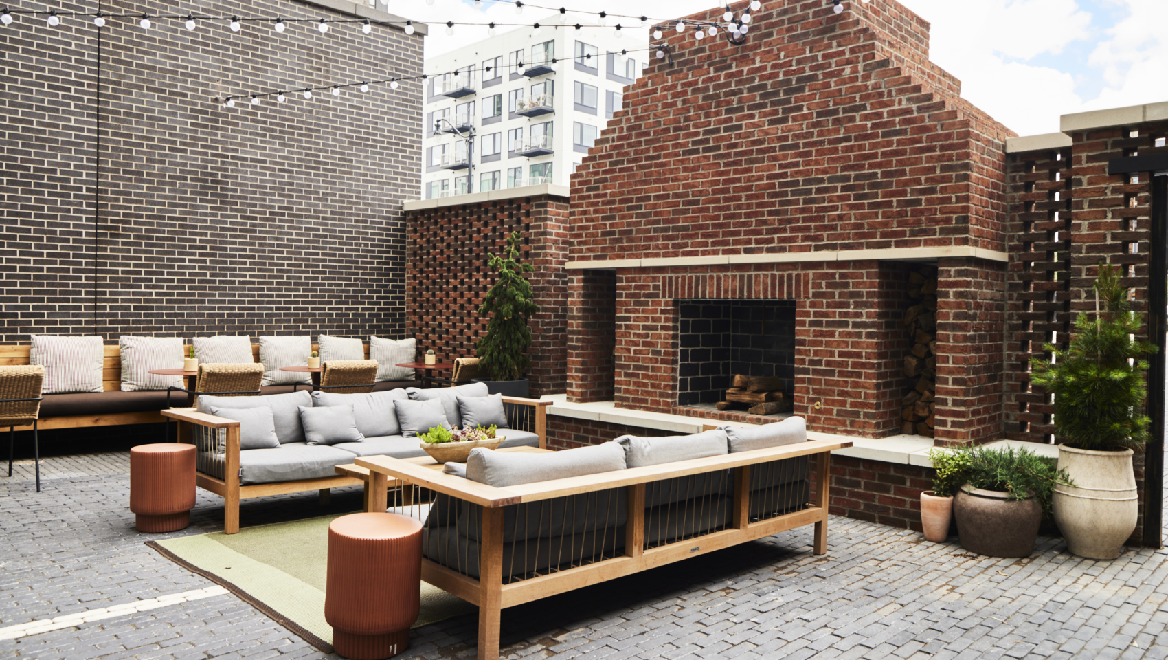 outdoor space at the junto